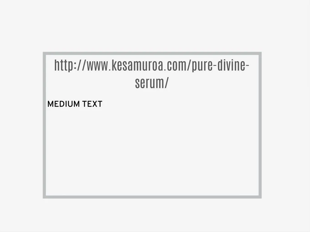 http www kesamuroa com pure divine serum