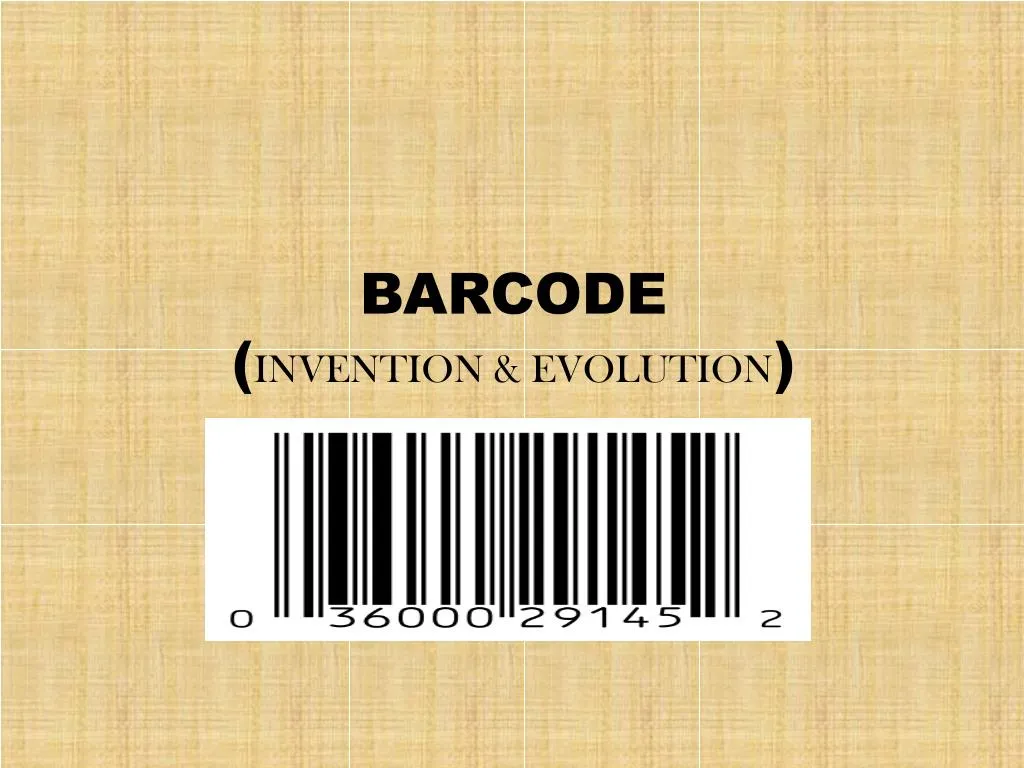 barcode invention evolution