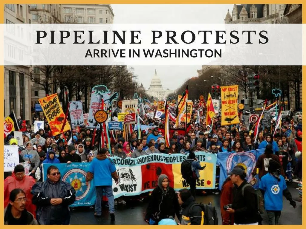 pipeline dissents touch base in washington