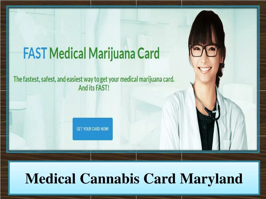medical cannabis card maryland