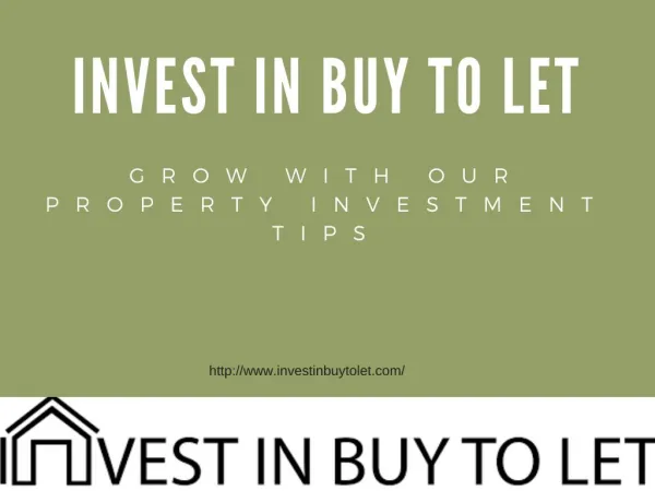 Grow With Our Property Investment Tips