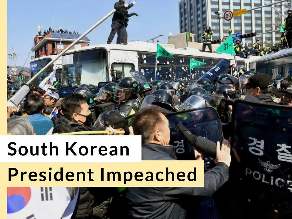 south korean president impeached