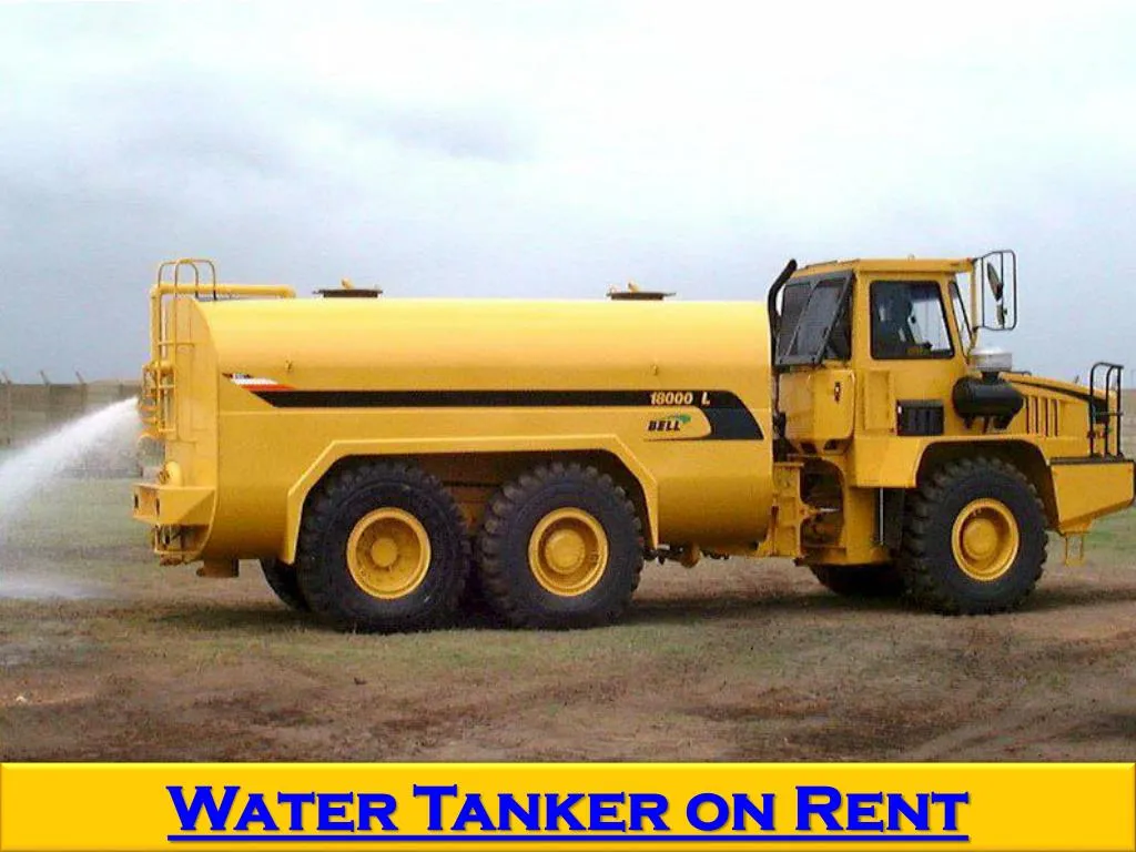 water tanker on rent