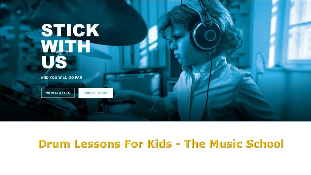 drum lessons for kids the music school