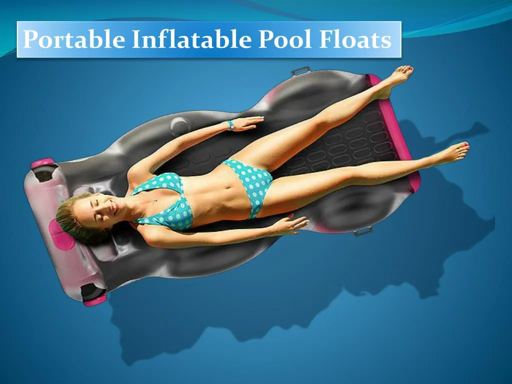 portable inflatable pool floats