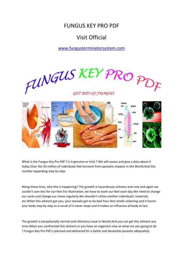 Fungus Key Pro Pdf