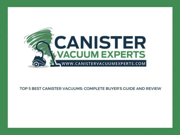 Canistervacuumexperts