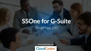 Cloud based Single Sign On Solution - slide 1