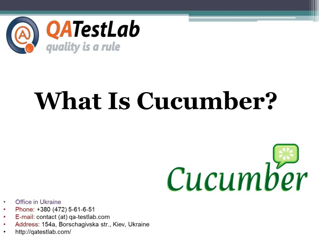 what is cucumber