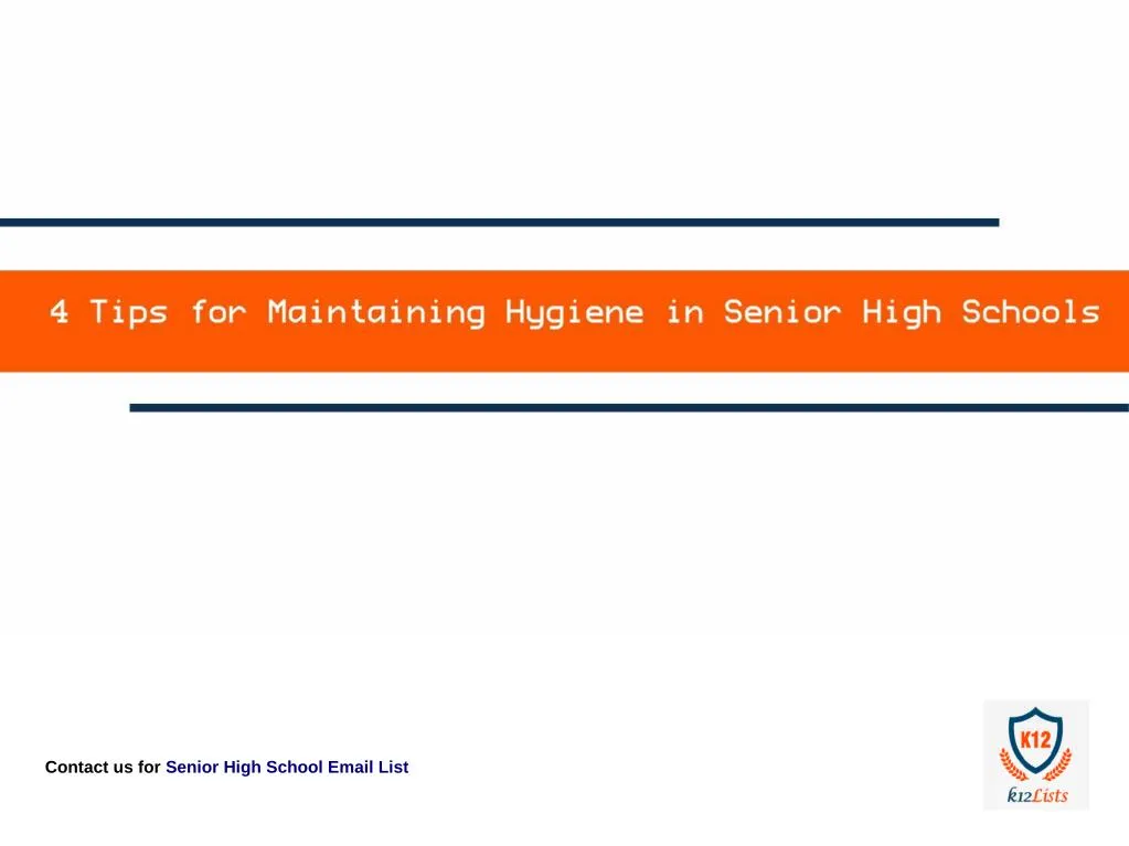 contact us for senior high school email list