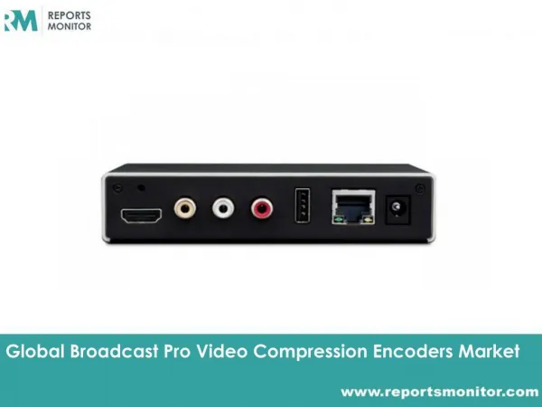 Broadcast Pro Video Compression Market Analysis and Industry Forecast