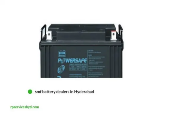 smf battery dealers in Hyderabad