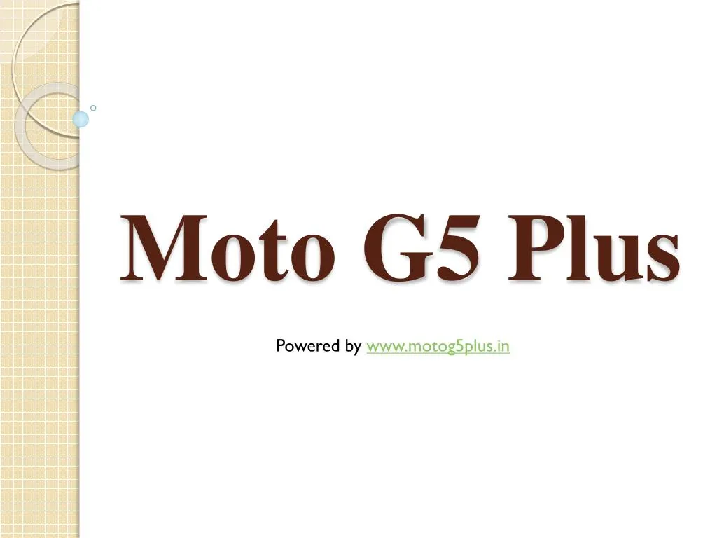 moto g5 plus