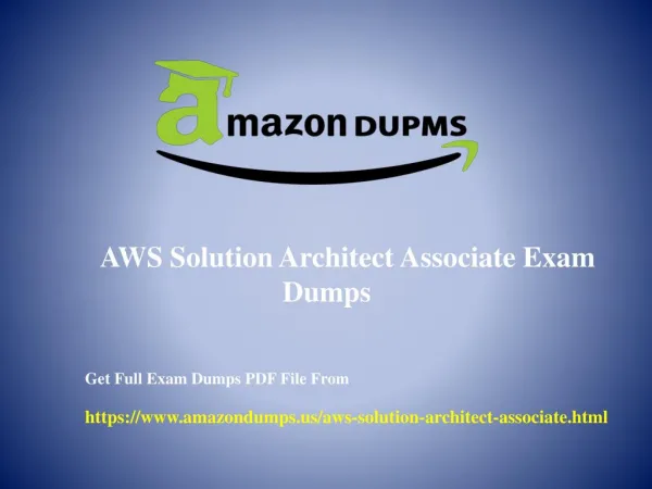 AWS Solution Architect Associate Exam Dumps With Verified Question Answers