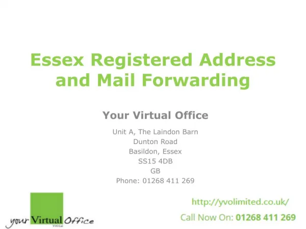 Registered Address for Business Mail Forward