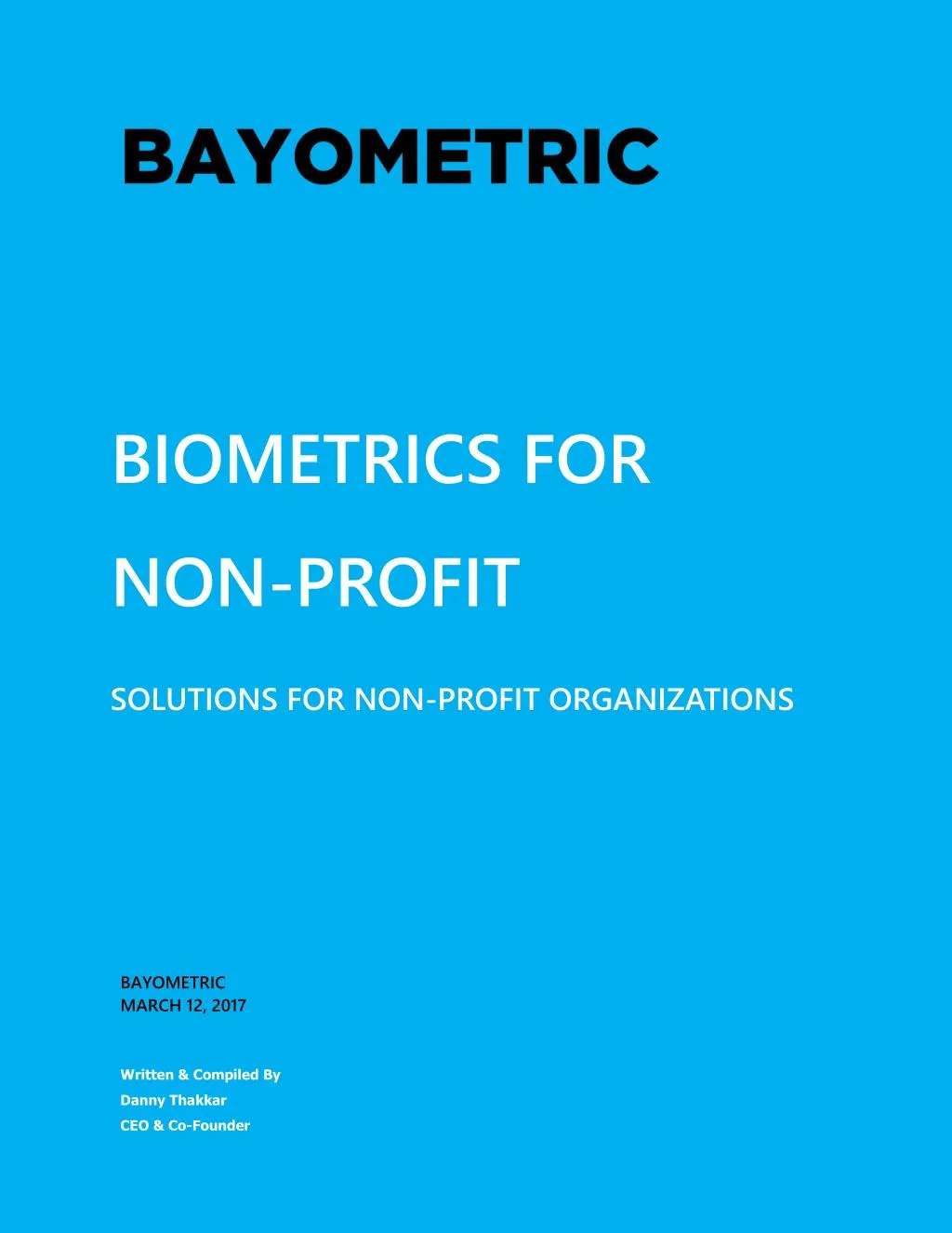 biometrics for non profit