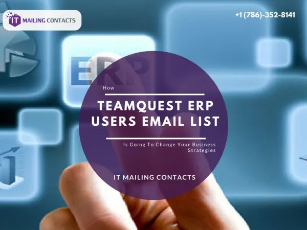 TeamQuest ERP Users Email List