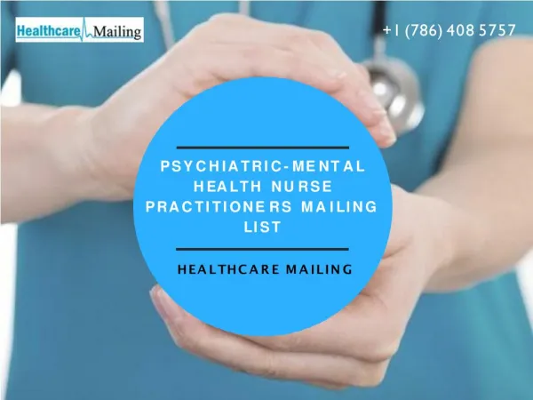 Reasons Why Psychiatric Nurse Mailing Lists Is Getting More Popular