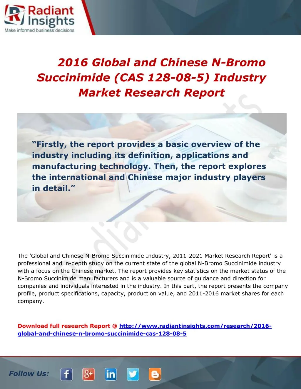 2016 global and chinese n bromo succinimide