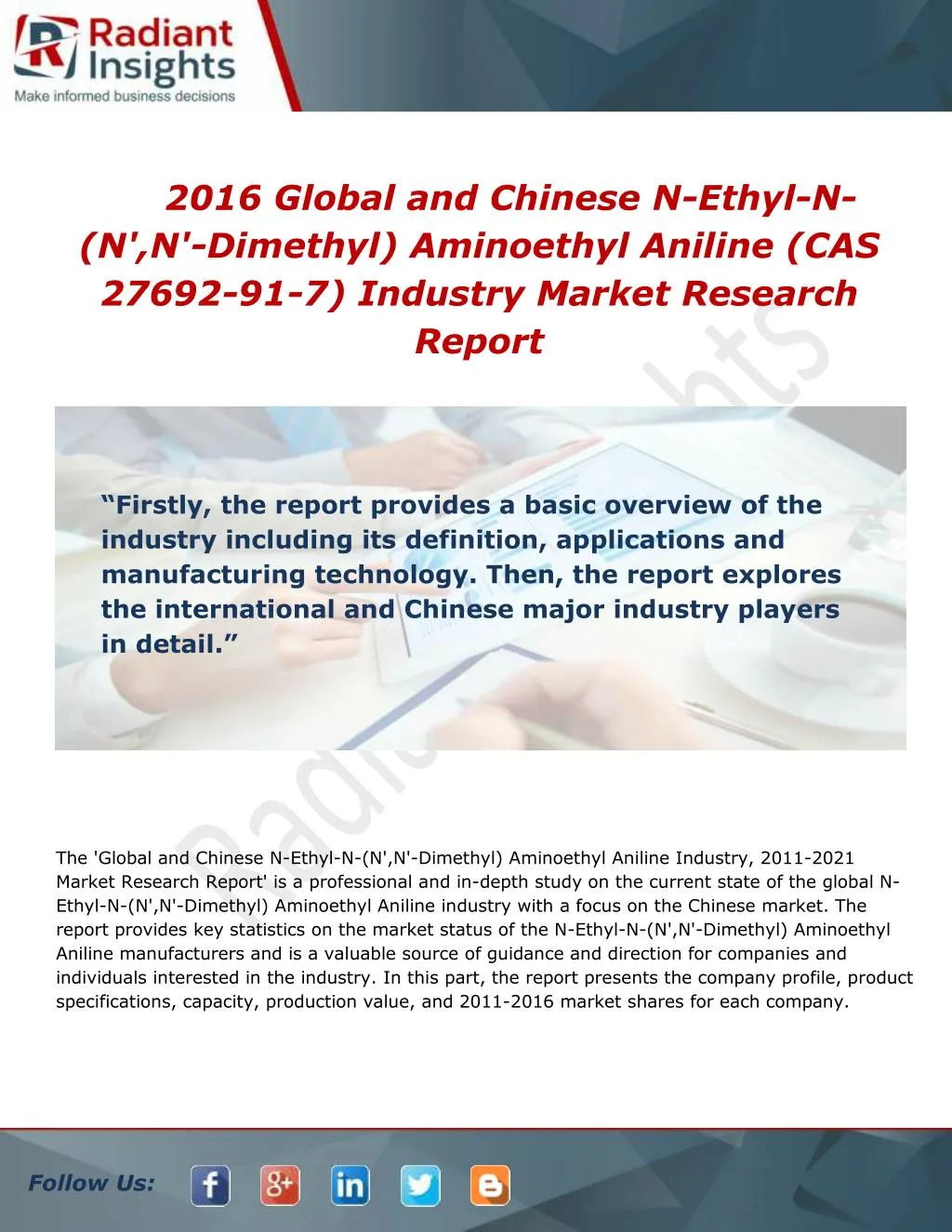2016 global and chinese n ethyl n n n dimethyl