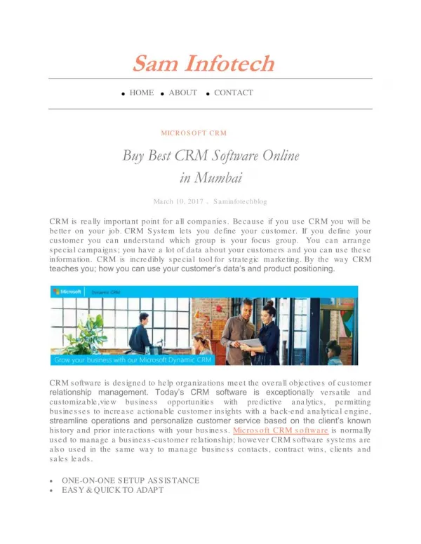 Buy Best CRM Software Online in Mumbai