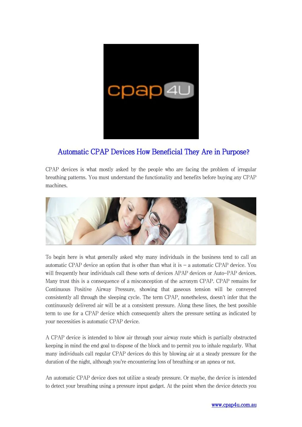 automatic automatic cpap