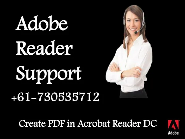 Create PDF in Acrobat Reader DC