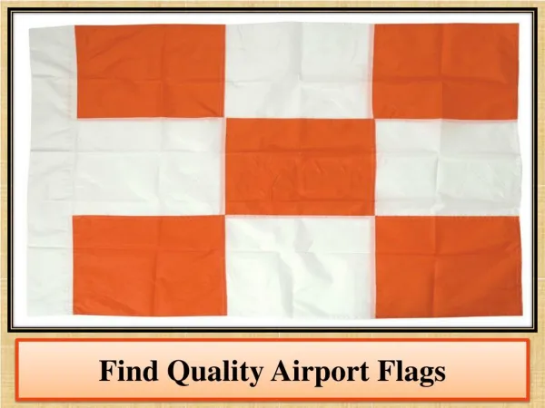 Find Quality Airport Flags
