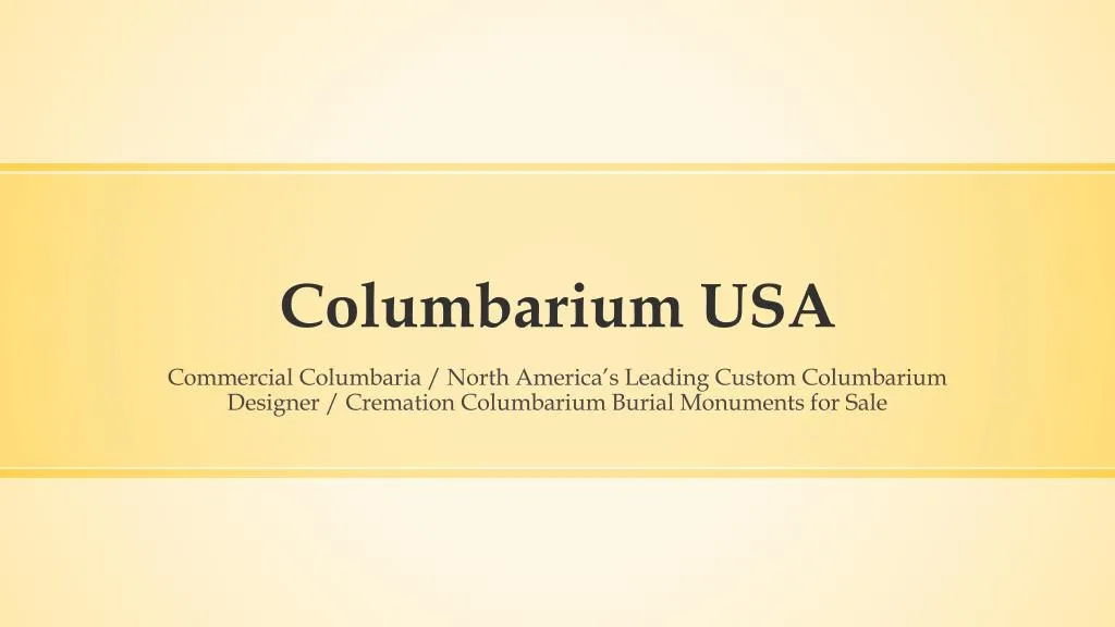 columbarium usa