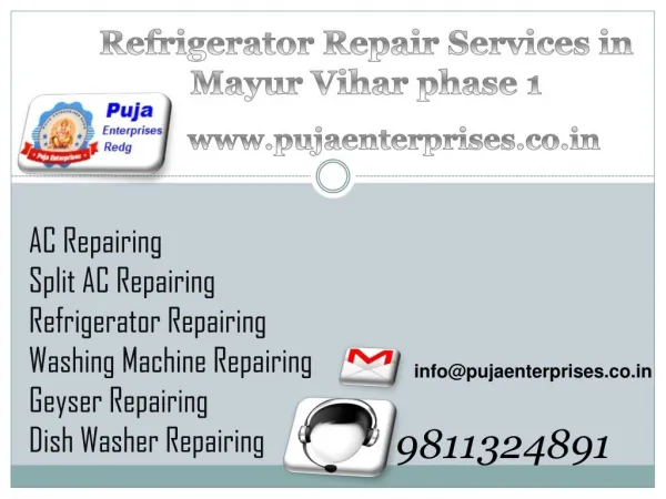 Refrigerator Repair Services in Mayur Vihar phase 1