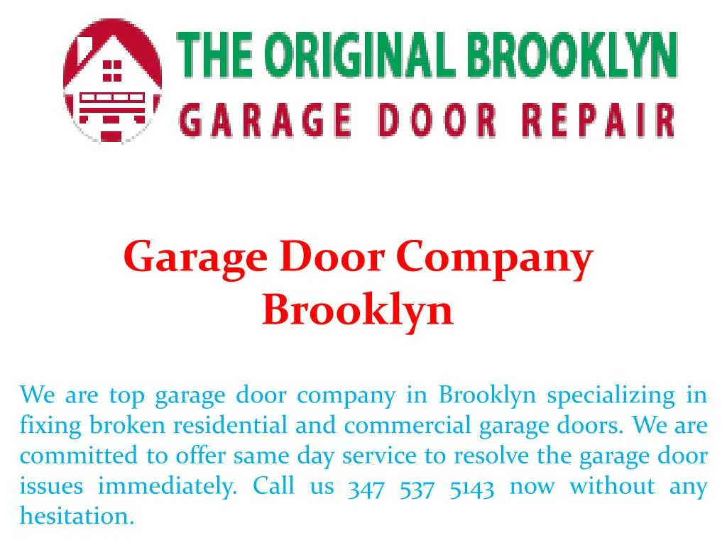 garage door company brooklyn