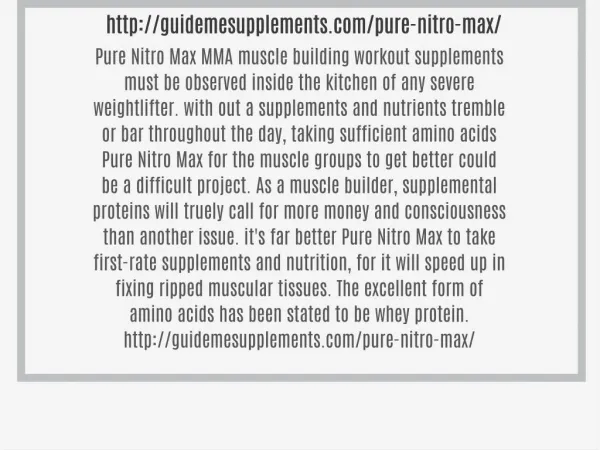 http://guidemesupplements.com/pure-nitro-max/