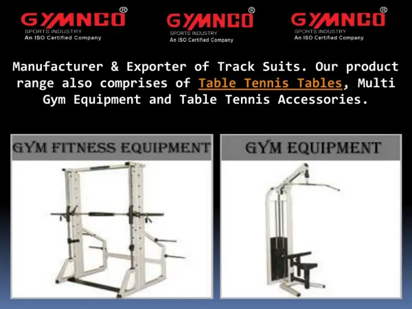 Gym Equipment Manufacturers in India