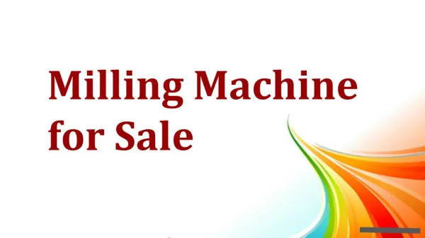 Used CNC Milling Machine | www.cluemachines.com