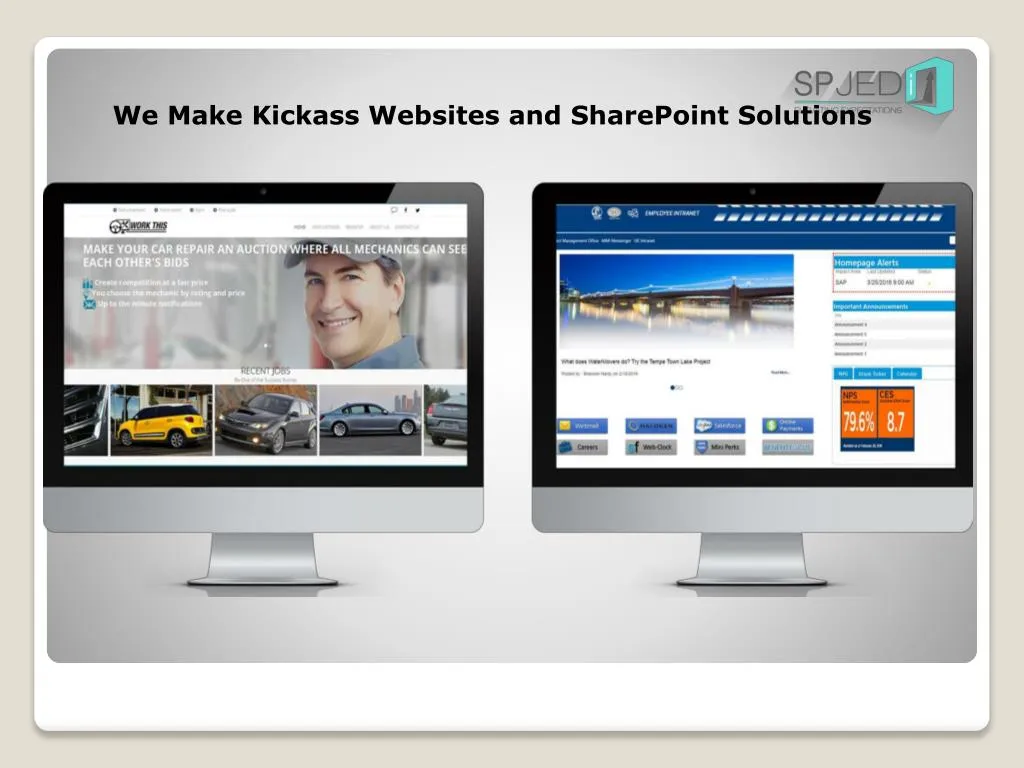 we make kickass websites and sharepoint solutions