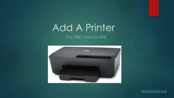 Add A Printer