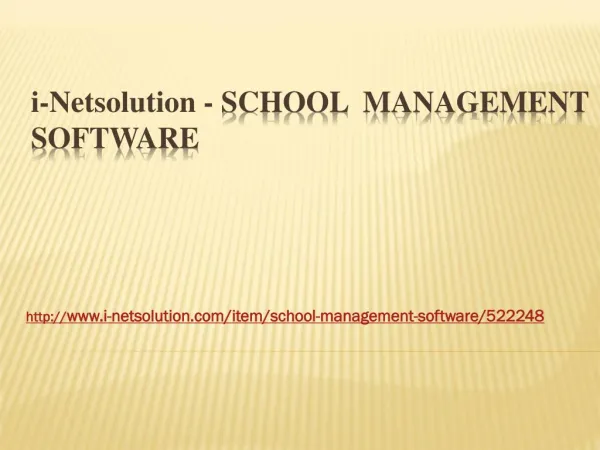 http www i netsolution com item school management software 522248