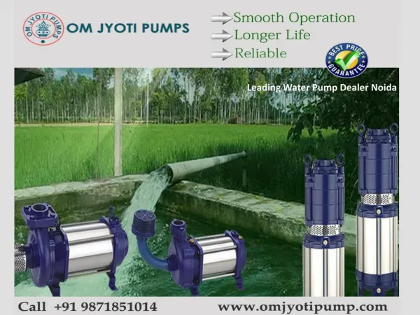 Leading Water Pump Dealer Noida Call us 9871851014