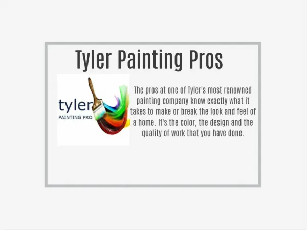 Tyler Painting Pros
