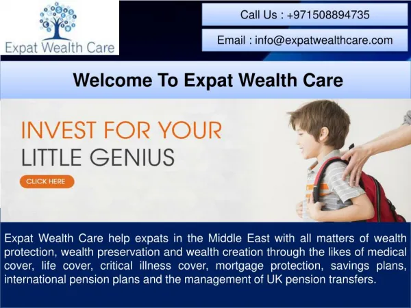 Uk Pension Transfer | Expat Wealth Care