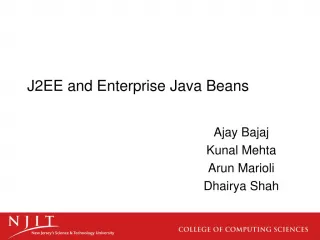 J2EE EJB - slide 1