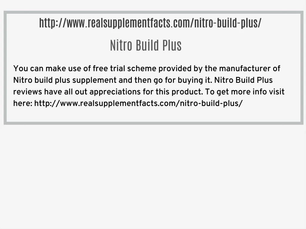 http www realsupplementfacts com nitro build plus