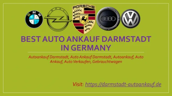 best auto ankauf darmstadt in germany