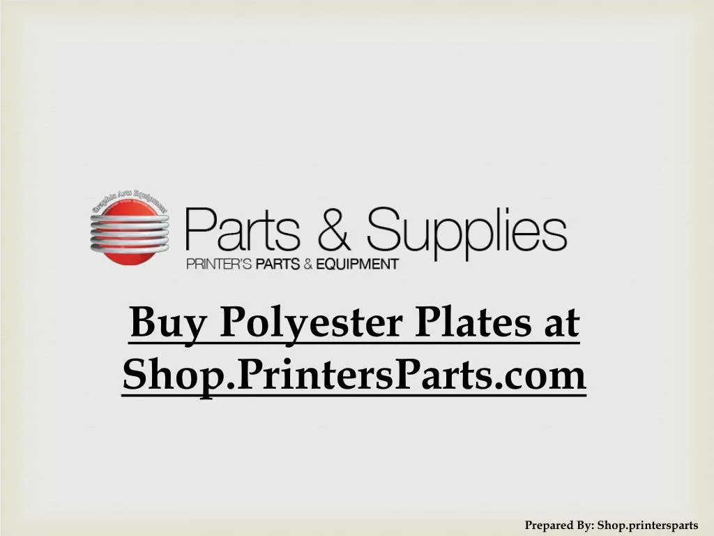 buy polyester plates at shop printersparts com