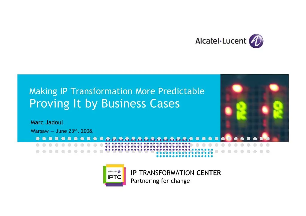 making ip transformation more predictable proving