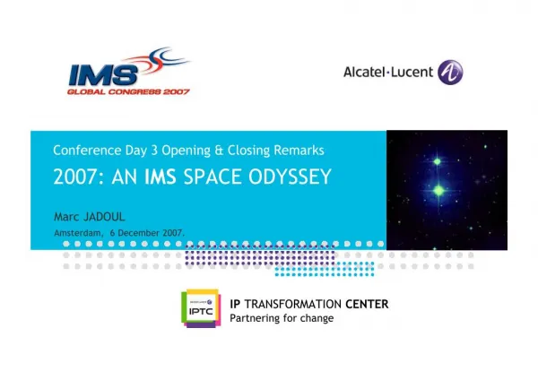 2007: An IMS Space Odyssey (2007)