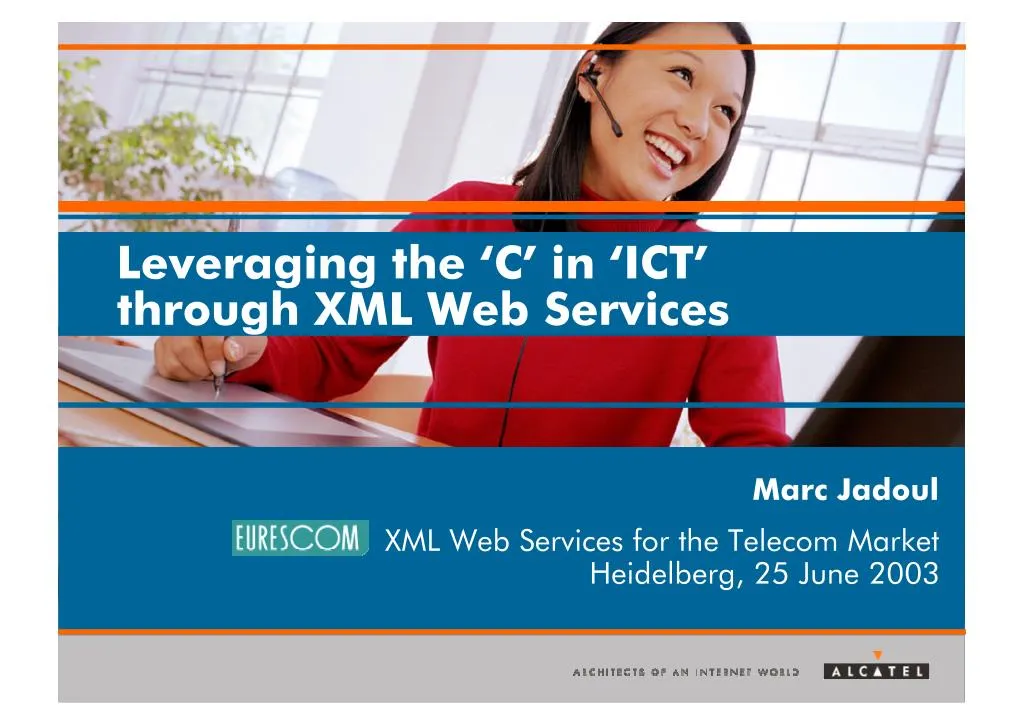 leveraging the c in ict through xml web services
