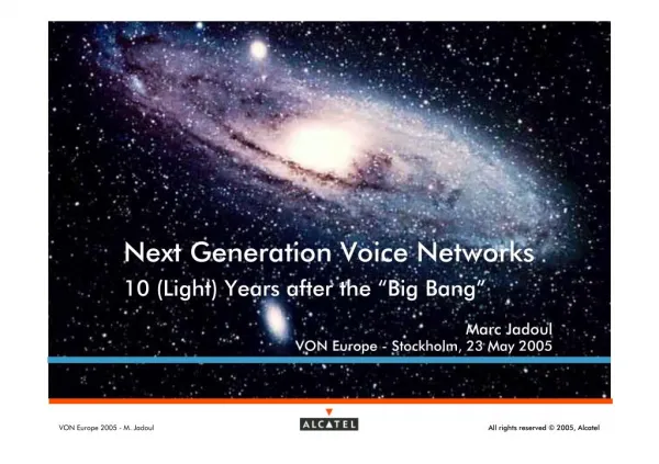 10 (Light) Years after the Big Bang (2005)