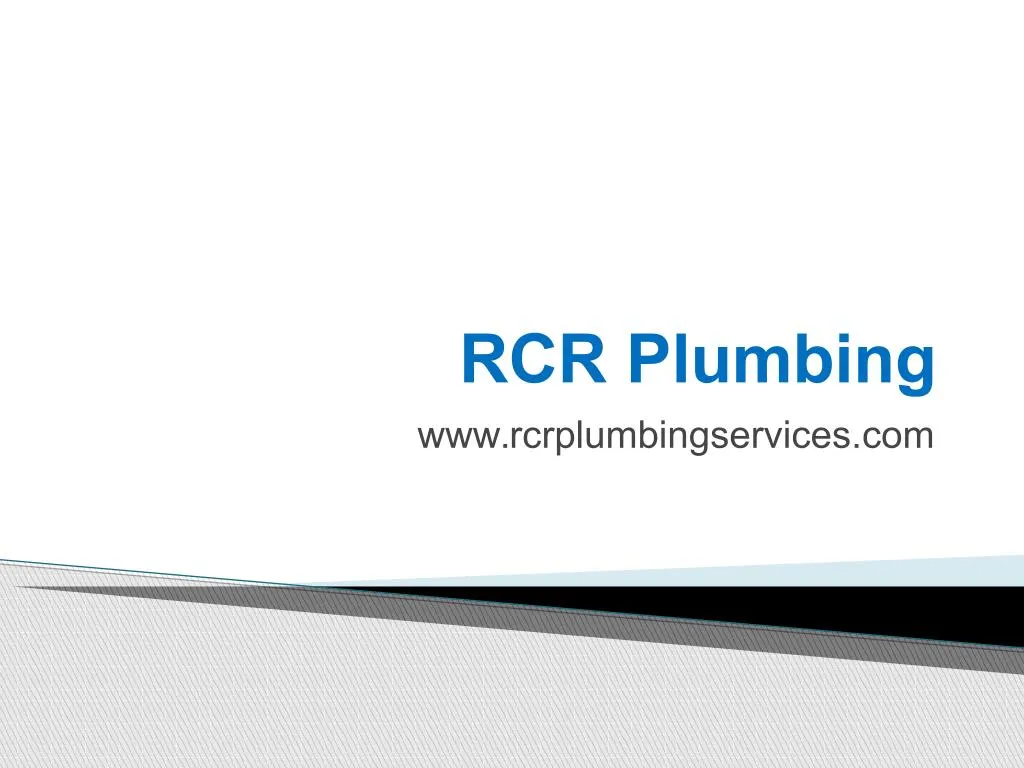 rcr plumbing www rcrplumbingservices com