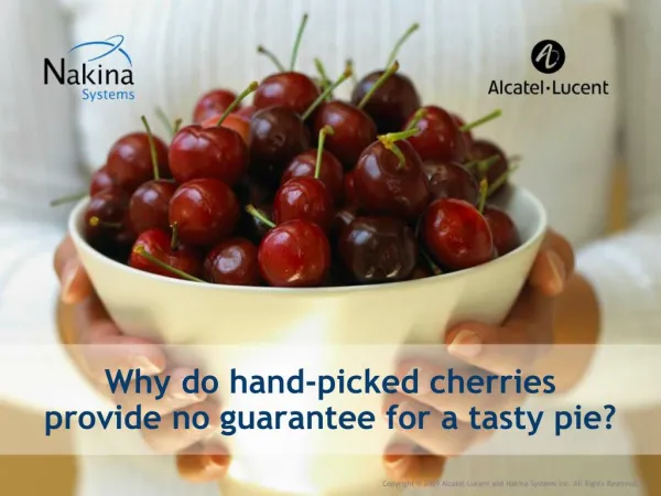 Why do Hand-picked Cherries... (2009)